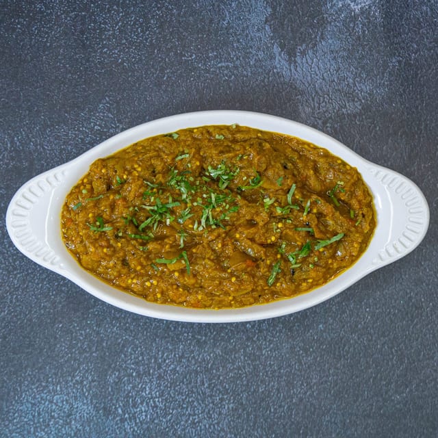Eggplant Bharta.