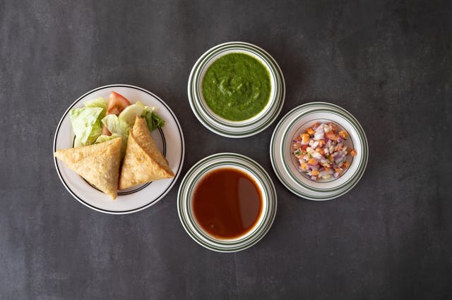Meat Samosa.