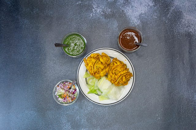 Onion Pakora.